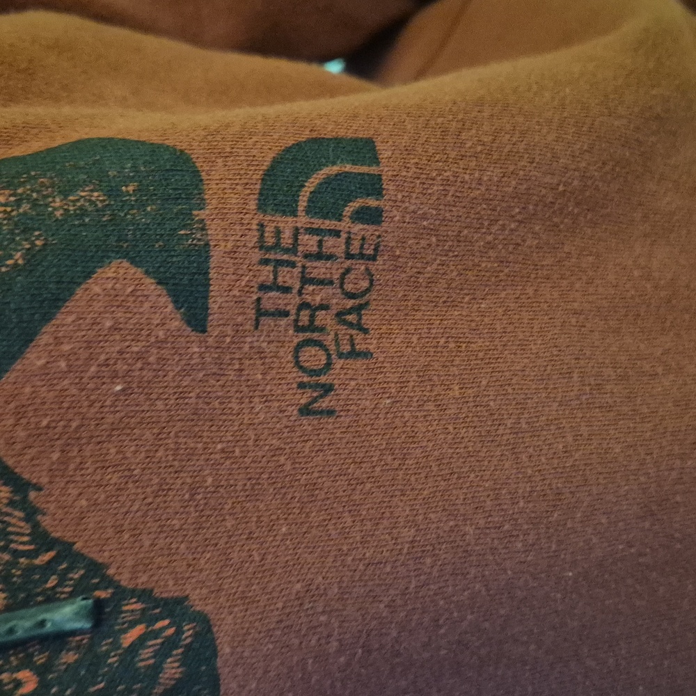 The Nortface TNF Hoodie Red Brick.SizeTag Missing. Pit To Pit:22.5"×26.5" Sz.M/L - Picture 3 of 16